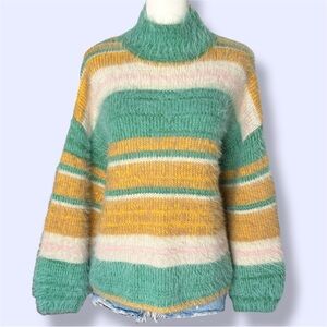Urban Outfitters Kimchi Blue Fuzzy Striped Sweater